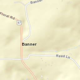Banner Arkansas Street Map