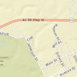 Jacksonport Arkansas Street Map