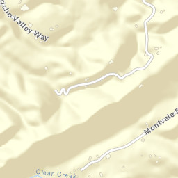 Montvale Springs Tennessee Street Map