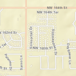 5198-5602 Northwest 164th Street Oklahoma City Street Map
