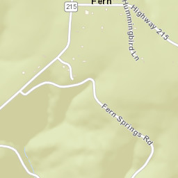 Fern Arkansas Street Map