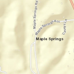 Maple Springs Arkansas Street Map
