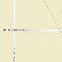 Hatchie Coon Arkansas Street Map