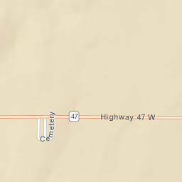 Highway 30, Black Kettle National Grassland Street Map