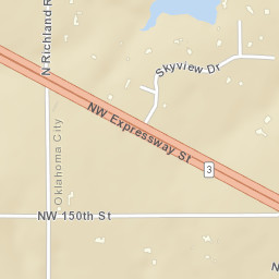 15335 N Richland Rd, Piedmont, OK 73078 Street Map