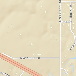 14620-14872 North Frisco Road Piedmont Street Map