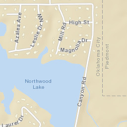 14400-14770 Canyon Road, Yukon, OK Street Map