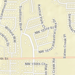 15408 Brenton Hills Ave, Oklahoma City, O Street Map
