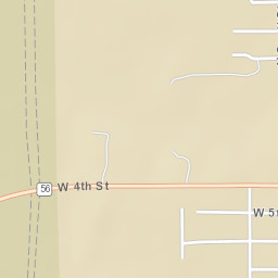 1425 W 4th St Okmulgee, Oklahoma Street Map
