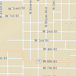 621 N Taft Ave Okmulgee, Oklahoma Street Map