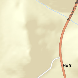 Huff Arkansas Street Map