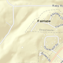 Fairlane Tennessee Street Map