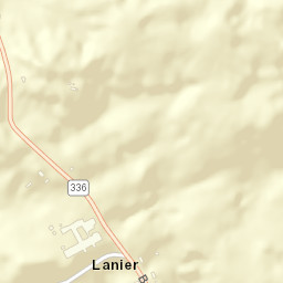 Lanier Tennessee Street Map