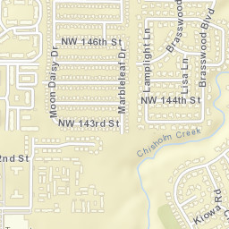 14708 Lamplight Lane, Edmond, OK 73013 Street Map