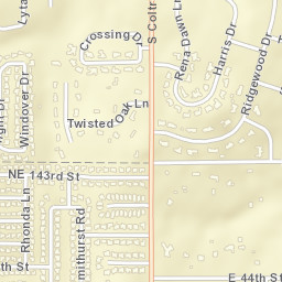 3800-3808 Ridgewood Dr Edmond OK Street Map