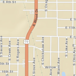 300 Creek Pl, Okmulgee, OK 74447, USA Street Map