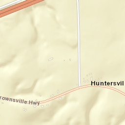 Huntersville Tennessee Street Map