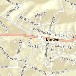 116 East Main Street, Linden, TN 37096 Street Map