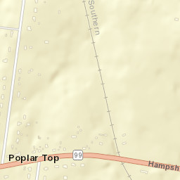 Poplar Top Tennessee Street Map