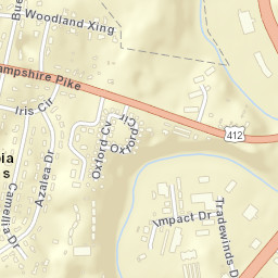 Columbia Gardens Tennessee Street Map