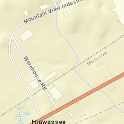 Hiawassee Tennessee Street Map