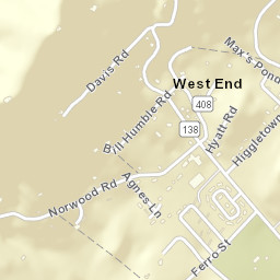 West End Tennessee Street Map