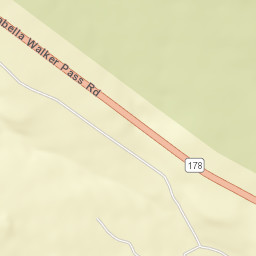 Isabella Walker Pass Road, Inyokern, CA Street Map