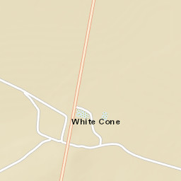 White Cone Arizona Street Map