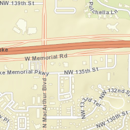 5925 Northwest 139th Street Oklahoma City Street Map