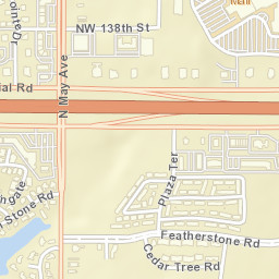2740 Northwest 138th Street Oklahoma City Street Map