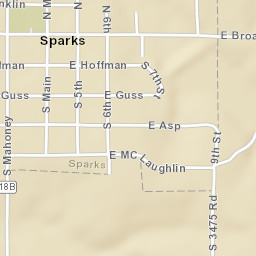220 Mahoney Street, Sparks, OK 74869, USA Street Map