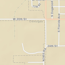 N3950 Road, Okmulgee, OK 74447, USA Street Map