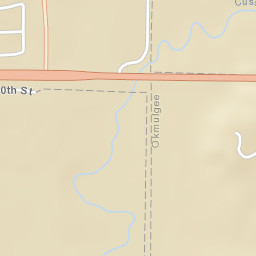 16104 Skyline Dr, Okmulgee, OK 74447 Street Map