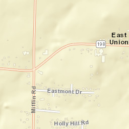 East Union Tennessee Street Map