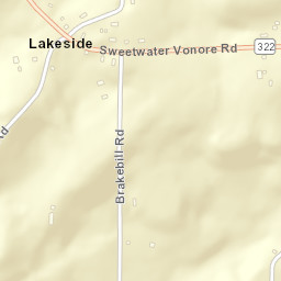 Lakeside Tennessee Street Map