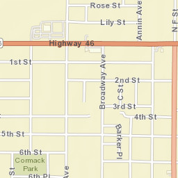 116 Annin Avenue, Wasco, CA 93280, USA Street Map