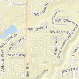 12500 North MacArthur Boulevard, Oklahoma City Street Map