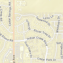 12532 Trail Oak Drive Oklahoma City Street Map