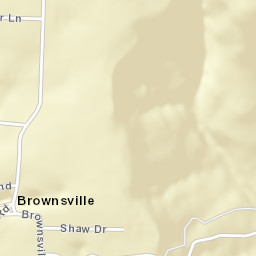 Brownsville Arkansas Street Map