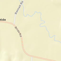 Bride Tennessee Street Map