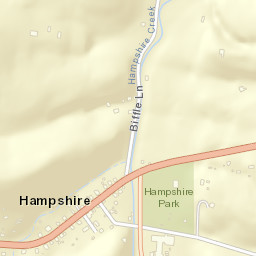 Hampshire Tennessee Street Map