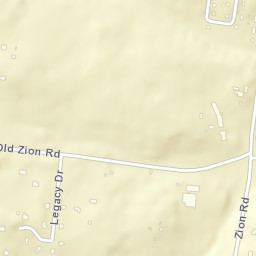 Zion Tennessee Street Map