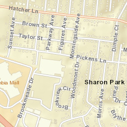Sharon Park Tennessee Street Map