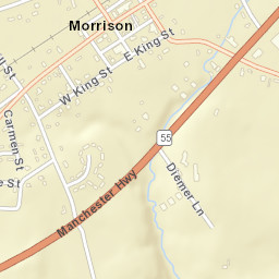 Morrison Tennessee Street Map