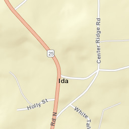 Ida Arkansas Street Map