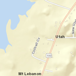 Utah Tennessee Street Map