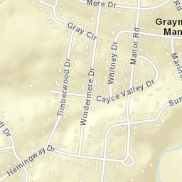 Graymere Manor Tennessee Street Map