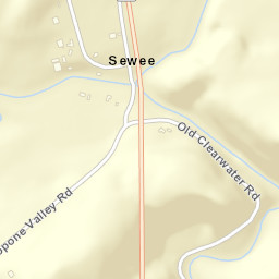 Sewee Tennessee Street Map
