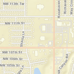 7301 NW 107th St Oklahoma City OK Street Map