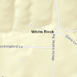 White Rock Arkansas Street Map